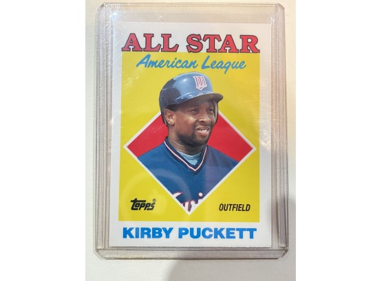 1989 Topps TIFFANY All Star Kirby Puckett Card #391