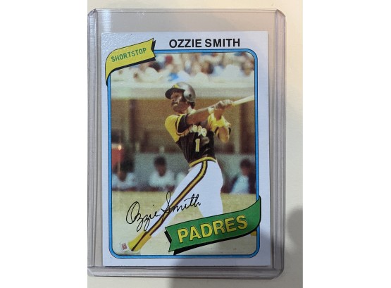 1980 Topps Ozzie Smith Card #393