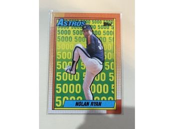 1990 Topps 5000 Nolan Ryan Astros Card #4