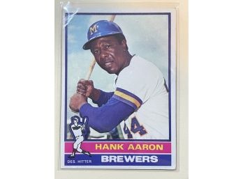 1976 Topps Hank Aaron Card #550