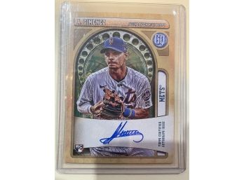 2021 Topps Gypsy Queen Certified Autograph Andres Gimenez Signed Card #GQA-AG