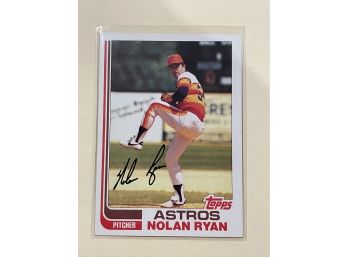 1982 Topps Nolan Ryan Card #90