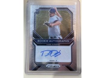 2021 Panini Prizm Rookie Autographs Dane Dunning Signed Rookie Card #RA-DD