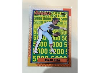 1990 Topps 5000 Nolan Ryan Angels Card #3
