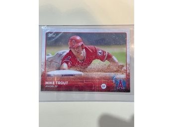 2015 Topps Series One Mike Trout Card #300