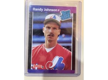 1989 Donruss Rated Rookie Randy Johnson Card #42