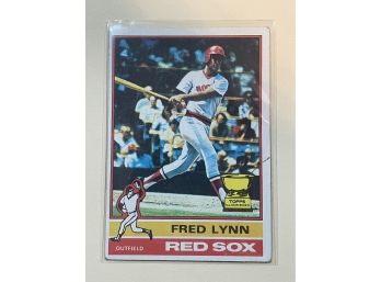 1976 Topps Fred Lynn Card #50