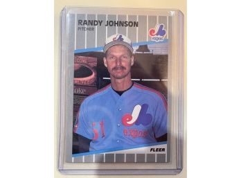 1989 Fleer Randy Johnson Card #381