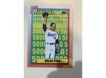 1990 Topps 5000 Nolan Ryan Rangers Card #5