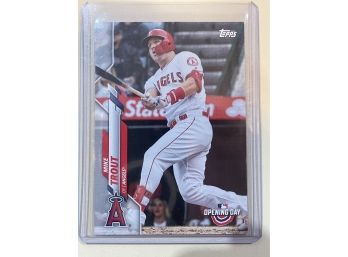 2020 Topps Opening Day Mike Trout Card #90