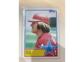 1983 Topps All Star Pete Rose Card #397