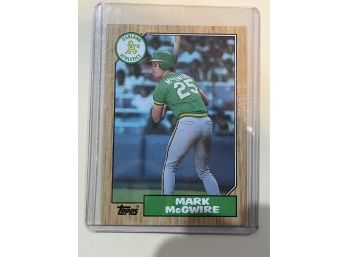 1987 Topps Mark McGwire Card #366