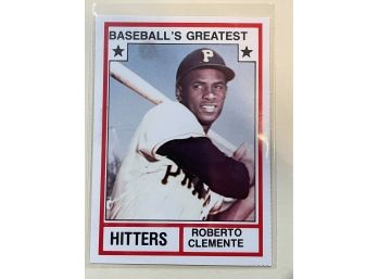 1982 TCMA Baseballs Greatest Roberto Clemente Card