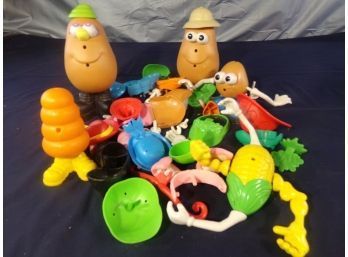 Potato Heads With Accessories And Other Play Vegetable Heads