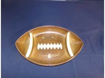 Plastic Football Chip And Dip Tray