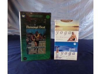Personal Best And Yoga VHS Tapes