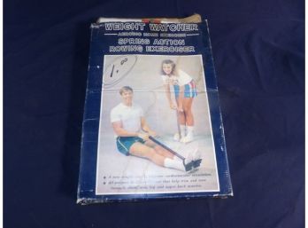 Weight Watchers Spring Action Rowing Exerciser In Original Box