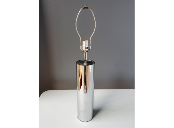 Vintage Mid Century George Kovacs Chrome Cylinder Lamp