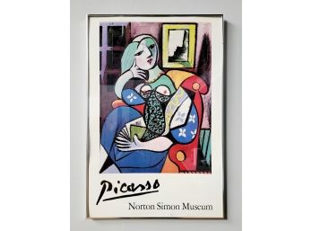 Framed Vintage Picasso Exhibition Print