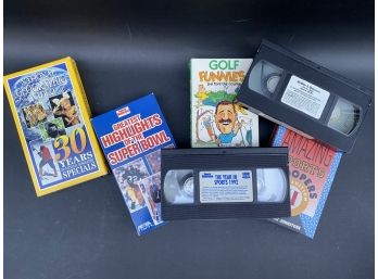 Sports & Documentary Videos On VHS