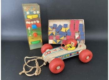 Vintage 1960s/1970s Fisher-Price Toys, 1930s Embossing Company Color Cubes
