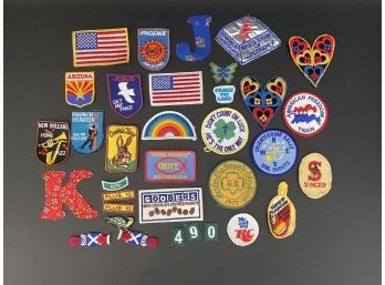 A Vintage Assortment Of Fun Sew-On Patches