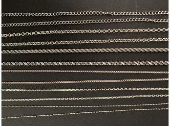 Assorted Silver Chains