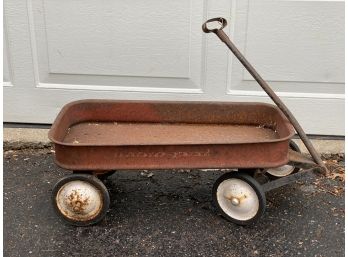 A Vintage Red Wagon