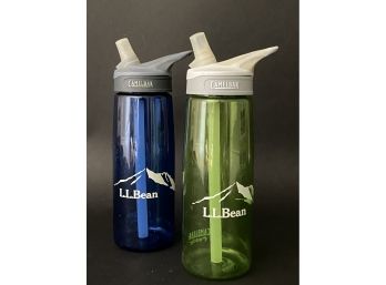 Two LL Bean Camelbak Water Bottles