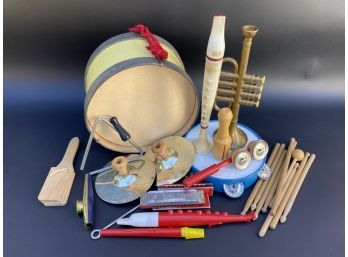 Vintage Mid-Century Toy Musical Instruments