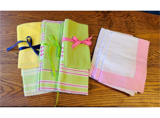 New High Quality Linen Lot, Includes Placemats And Napkins, Beautiful Gift Sets