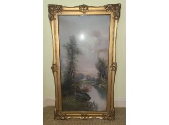 2 Of 2 Vintage Painting, Frame Shows Age/wear