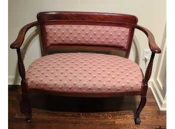 Vintage Settee Bench, Needs Some Repair, But Still Lots Of Life Left
