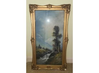 1 Of 2 Vintage Paintings, Frame Shows Age/wear