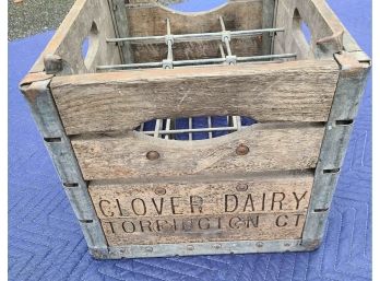 Clover Dairy Milk Crate