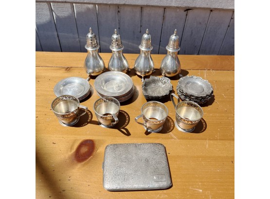An Assortment Of Sterling Silver Small Vintage And Antique Items