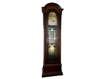 A 1980s Ethan Allen By Ridgeway Grandfather Clock With Moon Phases