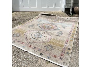 A Turkish Antique Ivory Magnolia Home By Joanna Gaines Rug