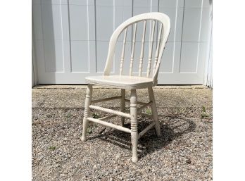 A Solid Vintage Painted Wood Chair