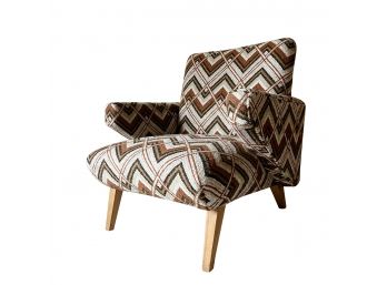 A Midcentury Arm Chair In Original Fabric