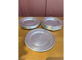 Sterling Silver 7' Plates - 68 Oz Total