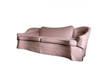 A 2 Cushion 90' Upholstered Sofa With Round Corners