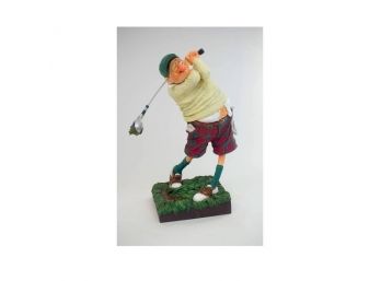 The Golfer Figurine By The Comic Art Of Guillermo Forchino