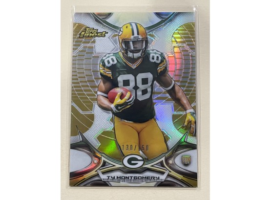 2015 Topps Finest Ty Montgomery Rookie Refractor Card #9      130/150