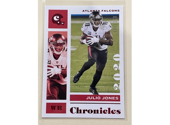 2020 Panini Chronicles Julio Jones Red Parallel Card #6        185/199