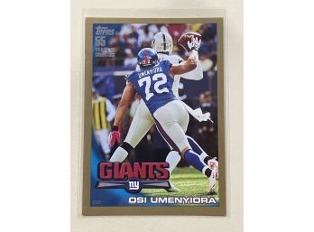 2010 Topps 55 Years Of Collecting Osi Umenyiora Card #59          1599/2010