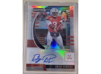 2020 Panini Prizm Rookie Autographs Bryce Perkins Signed Rookie Card #299