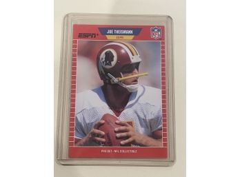 1989 Pro Set NFL Collectable ESPN Joe Theismann Card #9