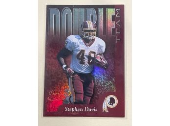 2000 Donruss Quantum Leaf Double Team Stephen Davis Card #DT-18        607/1500
