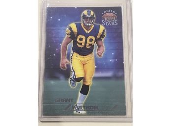 1998 Topps NFL Stars Grant Wistrom Silver Card #71               3072/3999